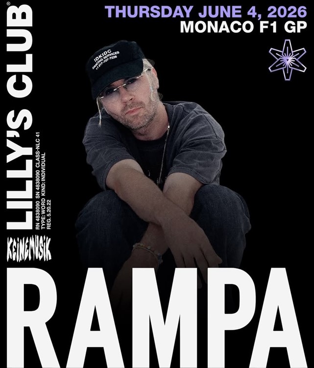 RAMPA  à Lilly’s Club Monte Carlo à Monaco 4 juin 2026