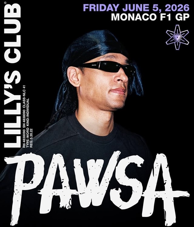 PAWSA  à Lilly’s Club Monte Carlo à Monaco 5 juin 2026