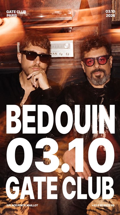 BEDOUIN  at Gate in Paris 3 Oct 2026
