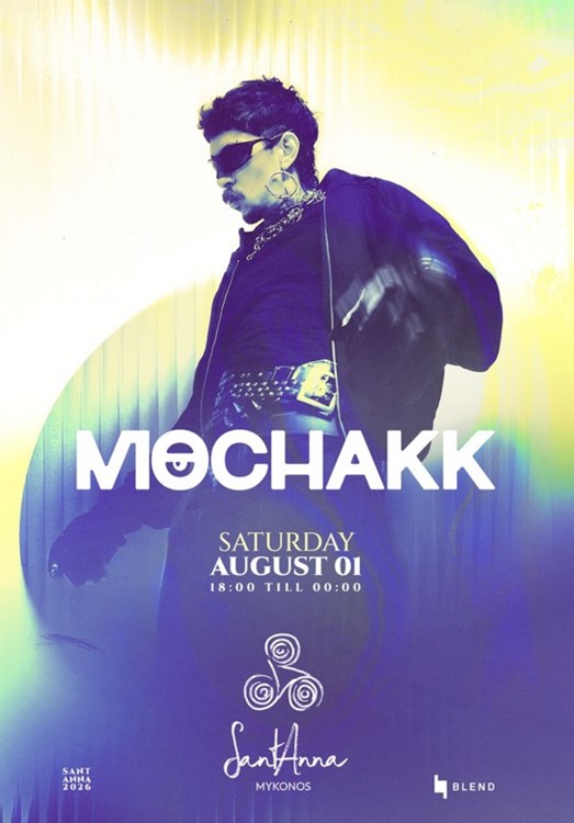MOCHAKK  at SantAnna in Mykonos 1 Aug 2026