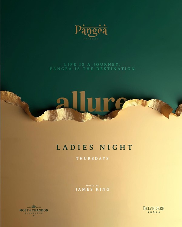 ALLURE Ladies Night Afro House på Pangea i Marbella 14 maj 2026