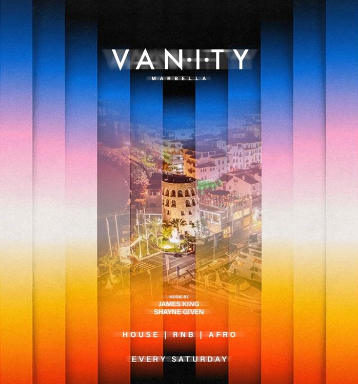 Vanity Saturdays  House, RnB & Afro Rooftop Party en Pangea en Marbella 8 ago. 2026