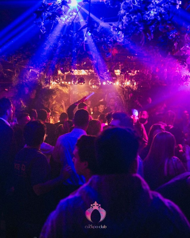 The Cuckoo nightclub London crowd dancing clubbing 