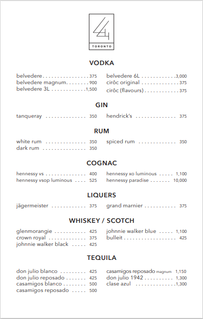 Soirée dans la boîte 44 Toronto VIP à Toronto. Trouvez des promoteurs pour la liste des invités sur Clubbable