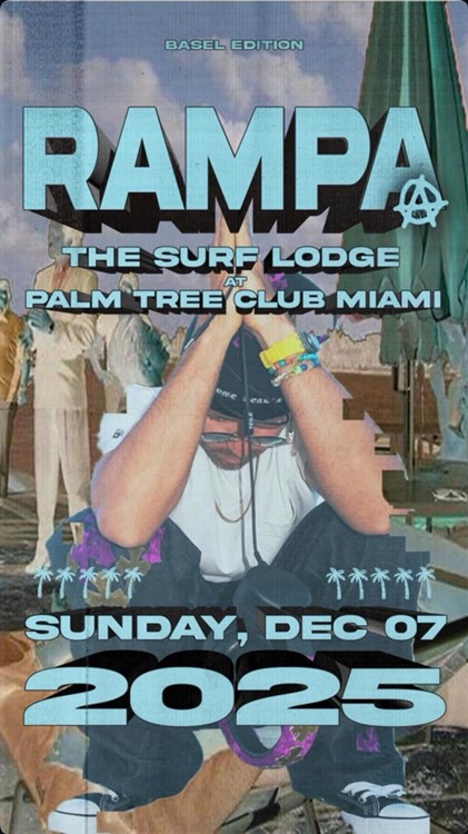 RAMPA   à Palm Tree Club à Miami 7 déc. 2025