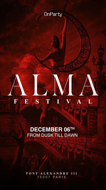 Alma Festival  à Alma Club Montaigne à Paris 6 déc. 2025