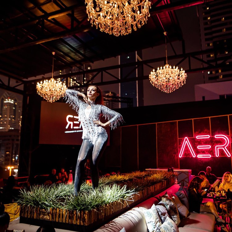 Aer club Dubai exotic dancers show costume 