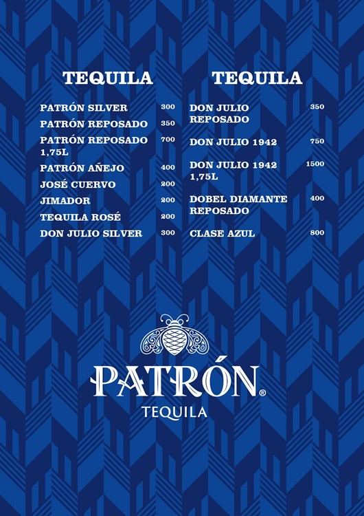 Akuarela nightclub Valencia bottle menu gin whisky tequila bottles price