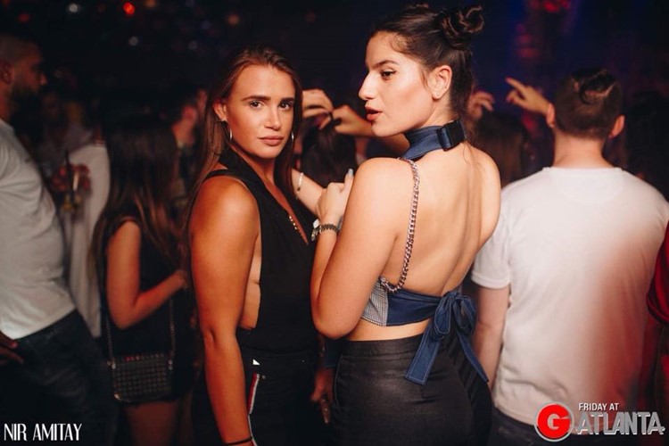 Atlanta nightclub Tel Aviv sexy girls having fun partying all night drinking fun night
