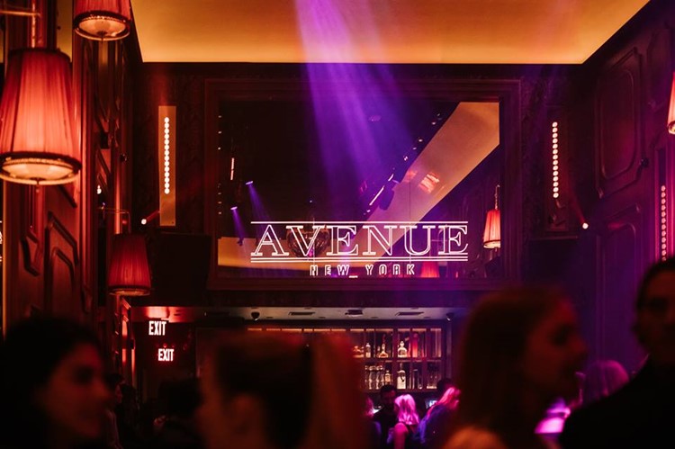 Avenue nightclub New York luxury club