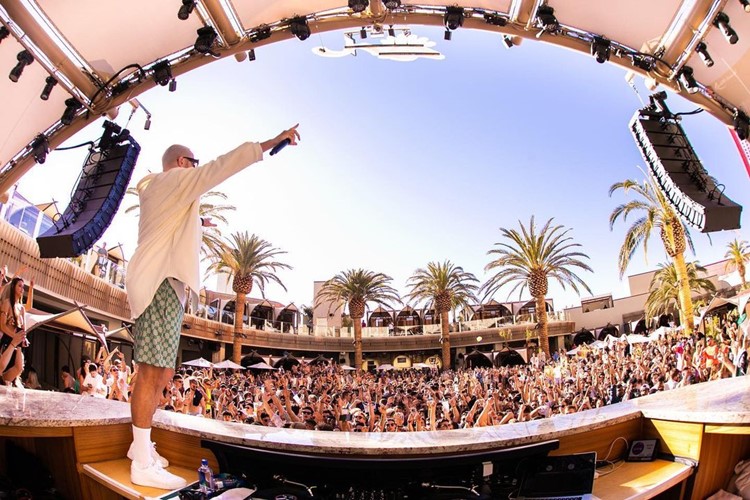 Ayu Dayclub Las Vegas outdoor scene show live music singer performance concert event