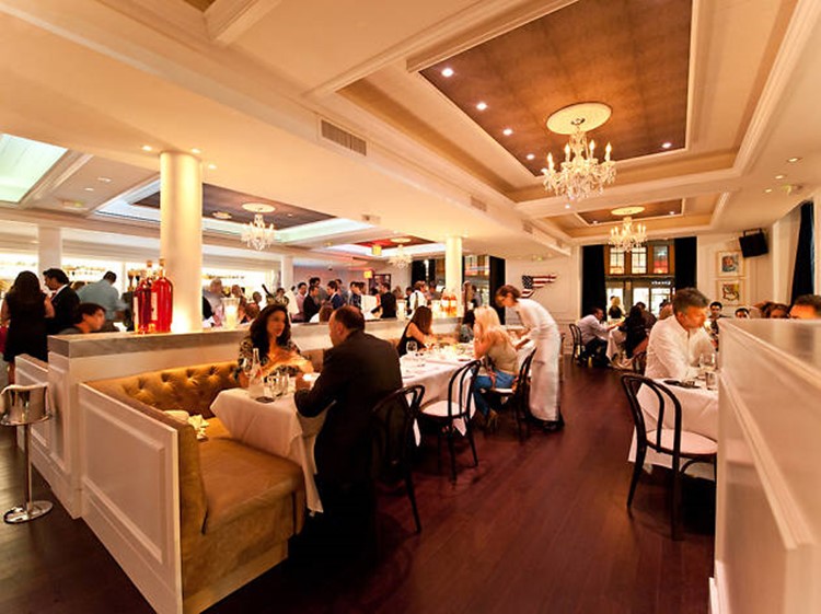 Bagatelle restaurant New York City clubstaurant exotic luxurious looking sit down eat drink party