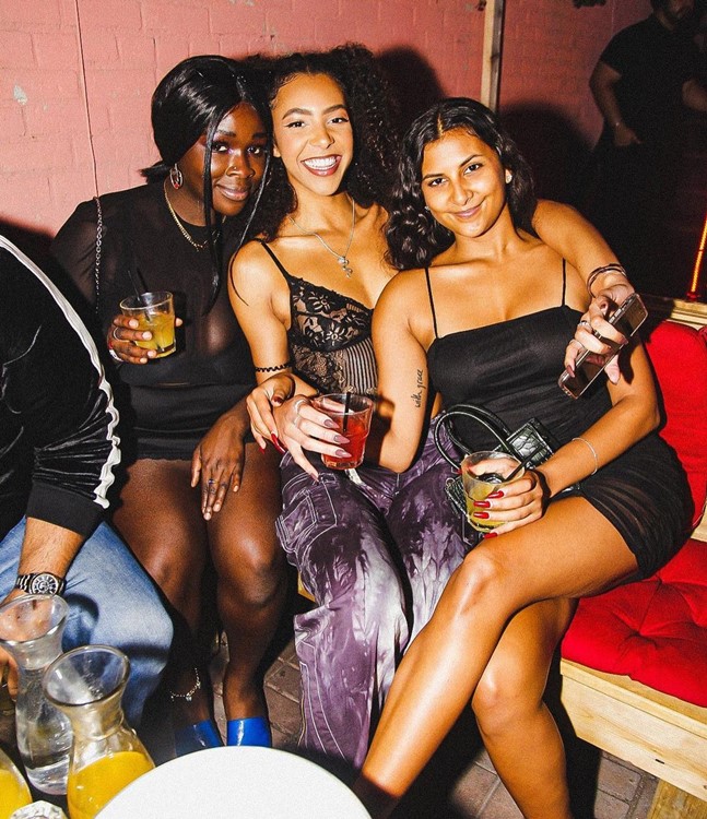 Bar Karma club Toronto pretty girls nightout guest list mini dresses dress code 