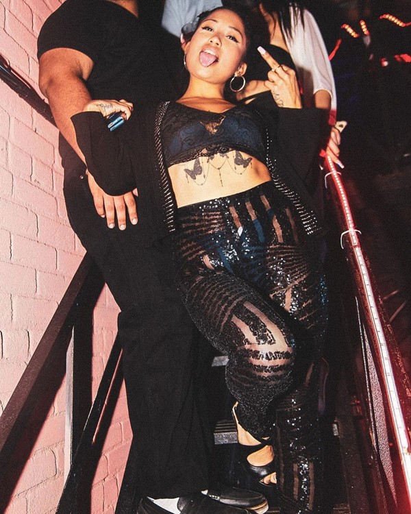 Bar Karma club Toronto girl having fun clubbing dancing partying event live dj