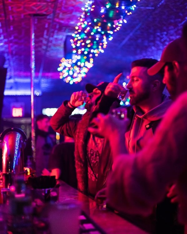 Bar Karma club Toronto alcohol bottles parade table service book your vip table