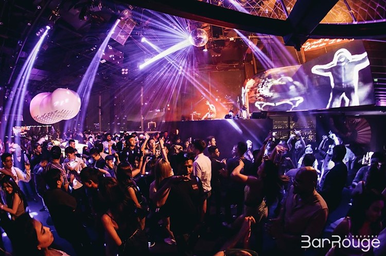 Bar Rouge nightclub Singapore
