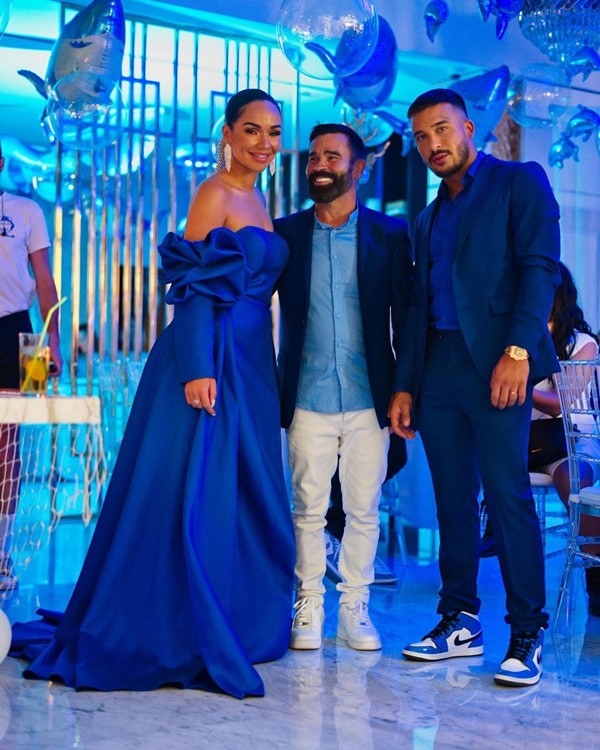 Billionaire Yacht party beautiful lady blue dress men vip table booking book celebrate now