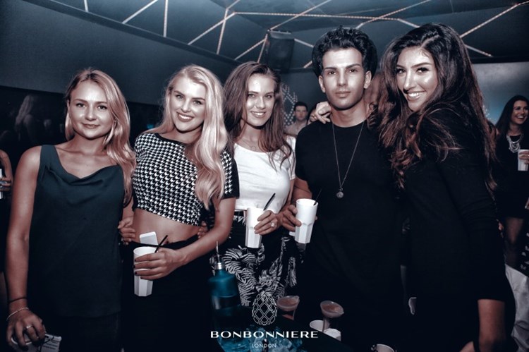 Party at Bonbonniere VIP nightclub in London. Find promoters for guest list in Clubbable