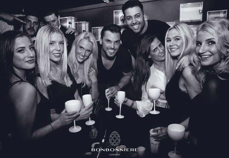 Party at Bonbonniere VIP nightclub in London. Find promoters for guest list in Clubbable