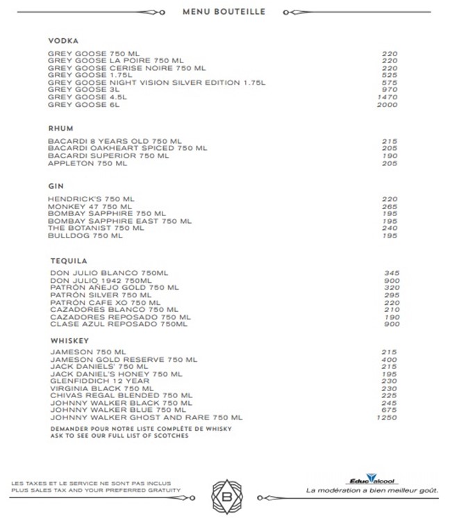 Bord Elle nightclub Montreal book now alcohol bottles vip table reserve celebrate hen bachelor birthday parties