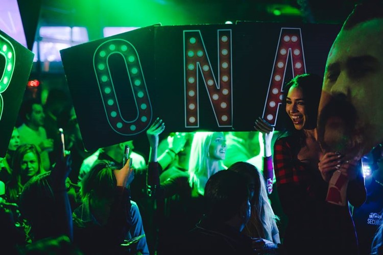  Bottled Blonde nightclub Dallas fun party lights people dancing crowd lights show