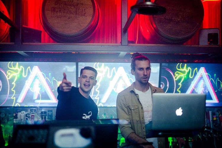 Bottled Blonde nightclub Dallas djs mixing music dance floor party event go out