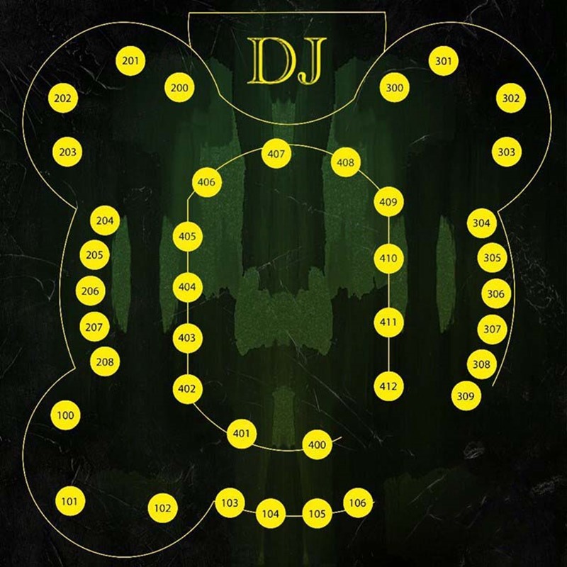 Boumboum nightclub Paris map seating area regular VIP sections book now