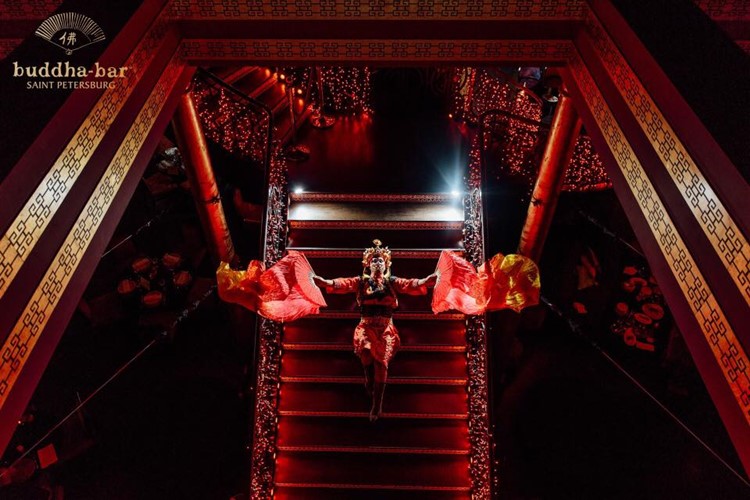 Buddha Bar nightclub Saint Petersburg exotic dancer luxury club