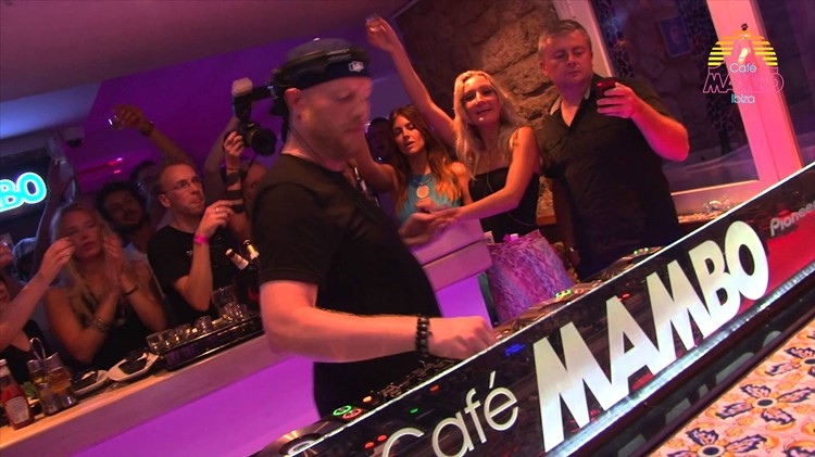 Café Mambo club Ibiza dj mixing