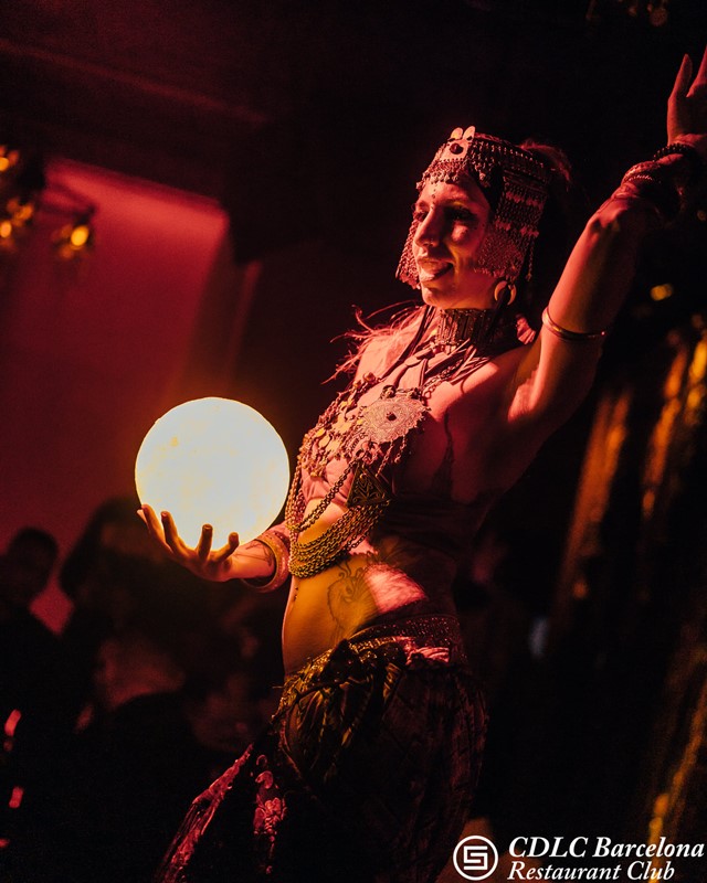 CDLC Barcelona exotic dancer fire show event clubbing