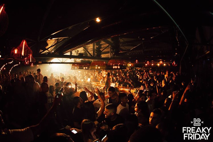 Coco nightclub Tel Aviv crowd partying full night