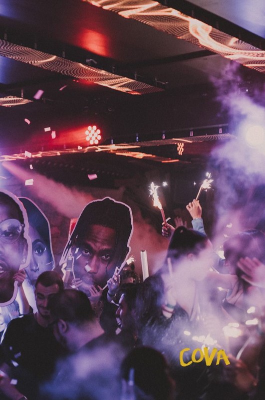 Cova nightclub Paris men having fun book your own vip table now best club in town must see