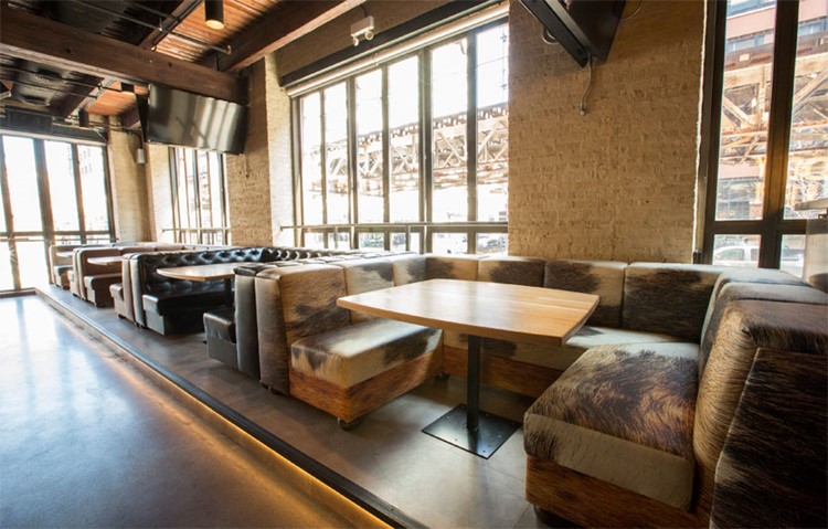 Cowboy nightclub Chicago lounge area