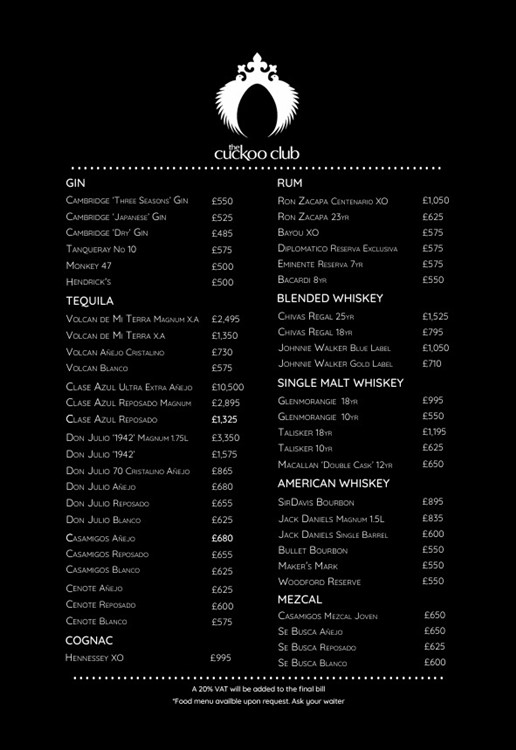 Party at Cuckoo VIP nightclub in London. Find promoters for guest list in Clubbable