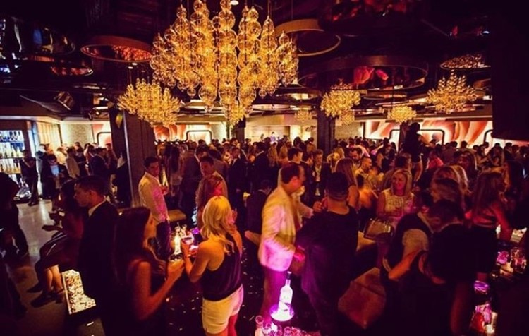 Cuvee nightclub Chicago crowd having fun at party event