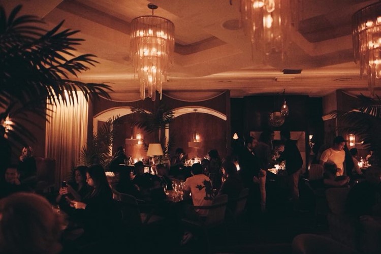 Delilah restaurant Los Angeles sit down posh fancy interior design luxury place events eat drink