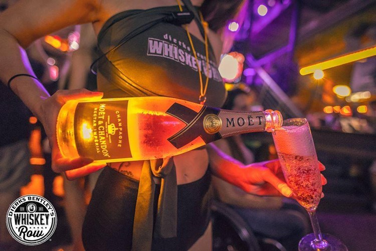 Whisky Row club in Arizo alcohol premium bottle vip service book table reservena