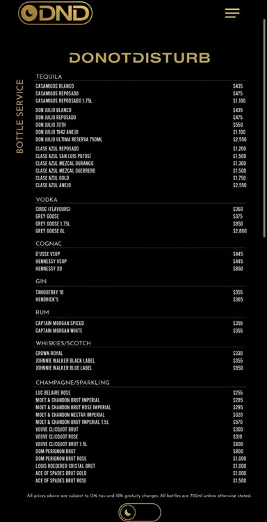 Party at Do Not Disturb VIP nightclub in Toronto. Find promoters for guest list in Clubbable