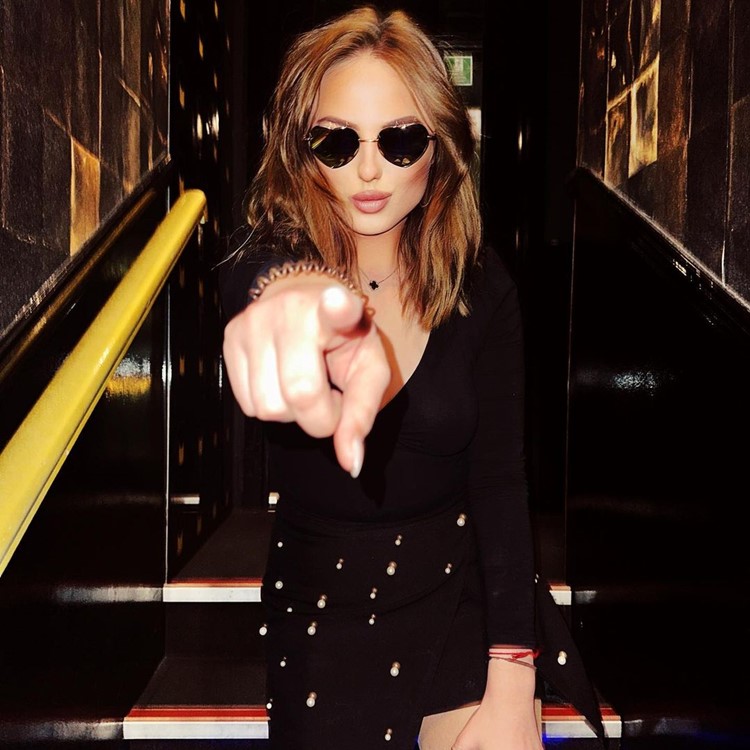 Dolce nightclub London pretty girl having fun partying clubbing nightout guest list 