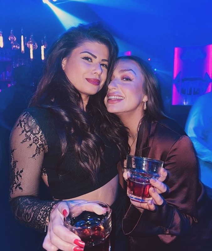 Dolce club London girls having fun drinking clubbing dancing nighout