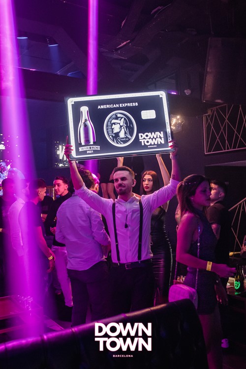 Downtown nightclub Barcelona celebrate hen stag bachelor parties book VIP table now