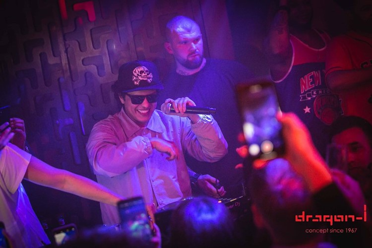 Dragon-i nightclub Hong Kong famous singer Bruno Mars concert