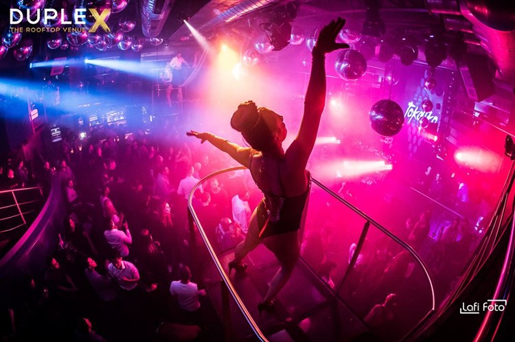 Duplex nightclub Prague events party club dancer