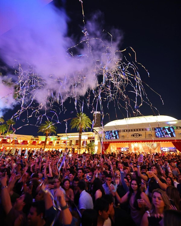 Encore Beach Club at Night boîte de nuit Las Vegas