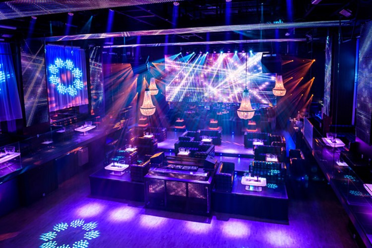 Escape nightclub Amsterdam view of the empty stage