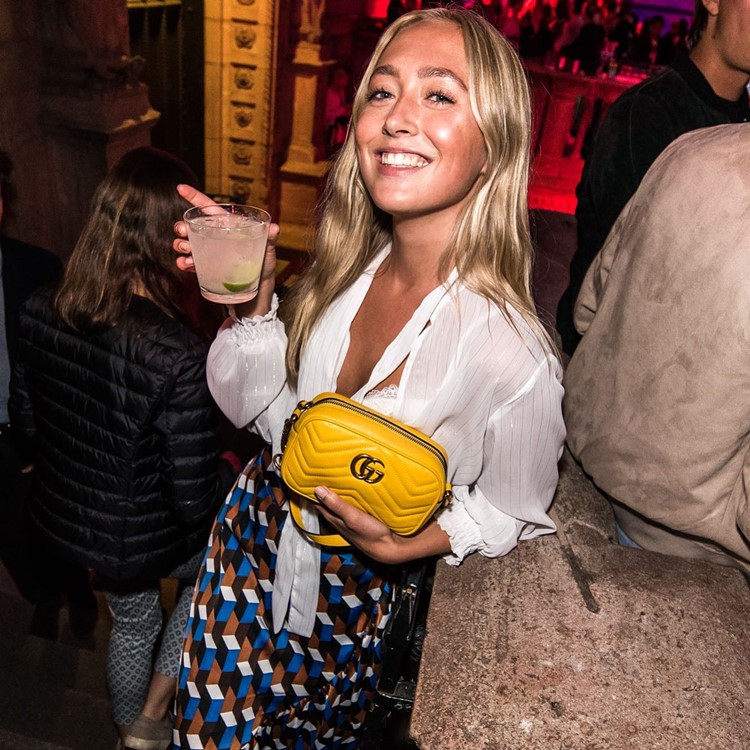 F12 Millennial Monday party Stockholm pretty blonde girls Swedish outfit dress dresscode cocktail