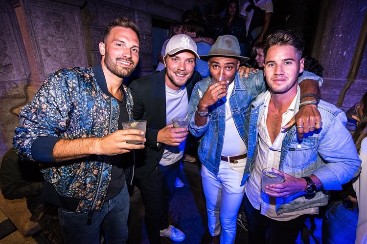 F12 Millennial Monday party Stockholm men having fun open now club party