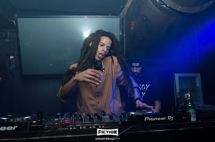 Fiction club nightclub Cape Town party dj mixing music dreads