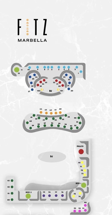 Вечеринка в Fitz VIP ночном клубе в Marbella. Найти промоутеров для списка гостей в Clubbable