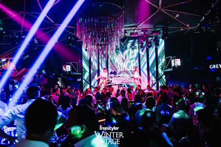 Freestyler nightclub Belgrade